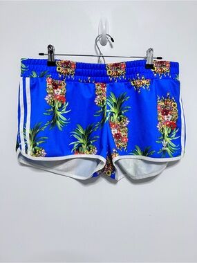 adidas originals x FARM Women’s size large Tropical Pineapple runner Shorts